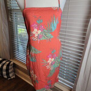 NWT Wild Fable Bodycon Hawaiian Tropical Dress Size Large